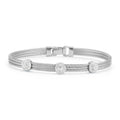 ALOR Triple Round Classic Stackable Bracelet