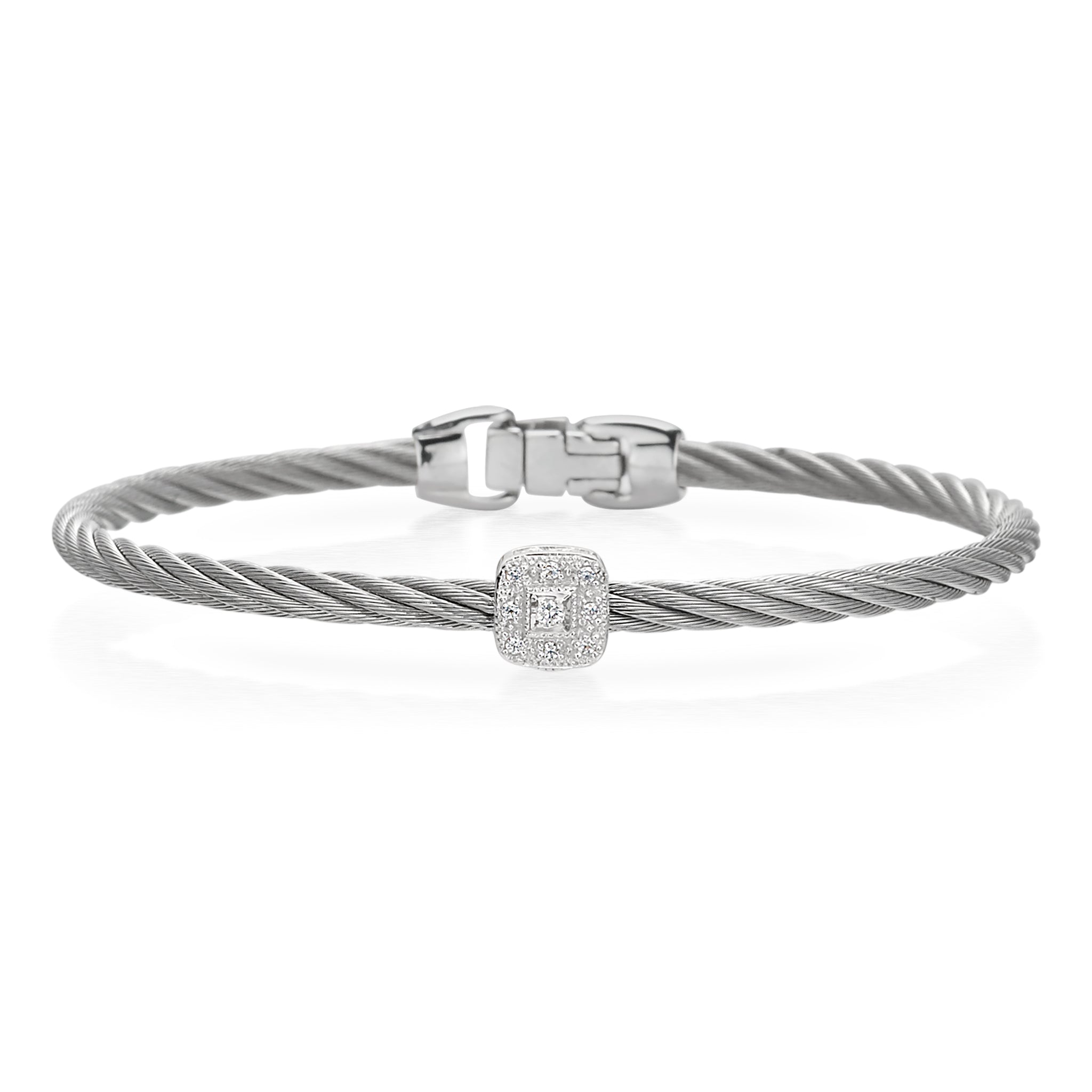 ALOR Single Square Essential Stackable Bracelet