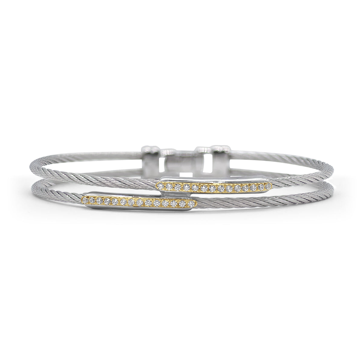 ALOR Dual Channel Bar Bracelet