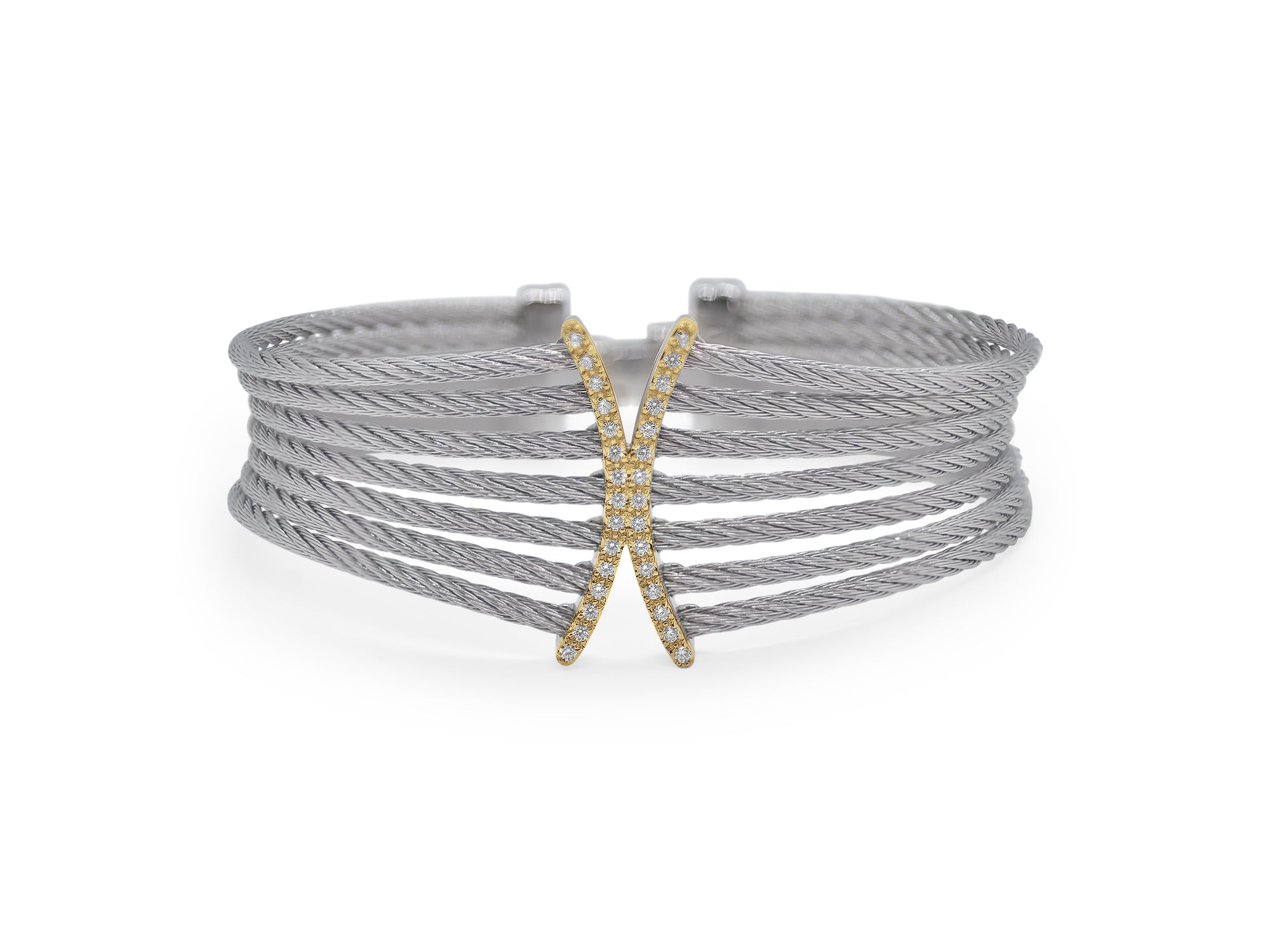 ALOR Multi Strand Butterfly Bangle