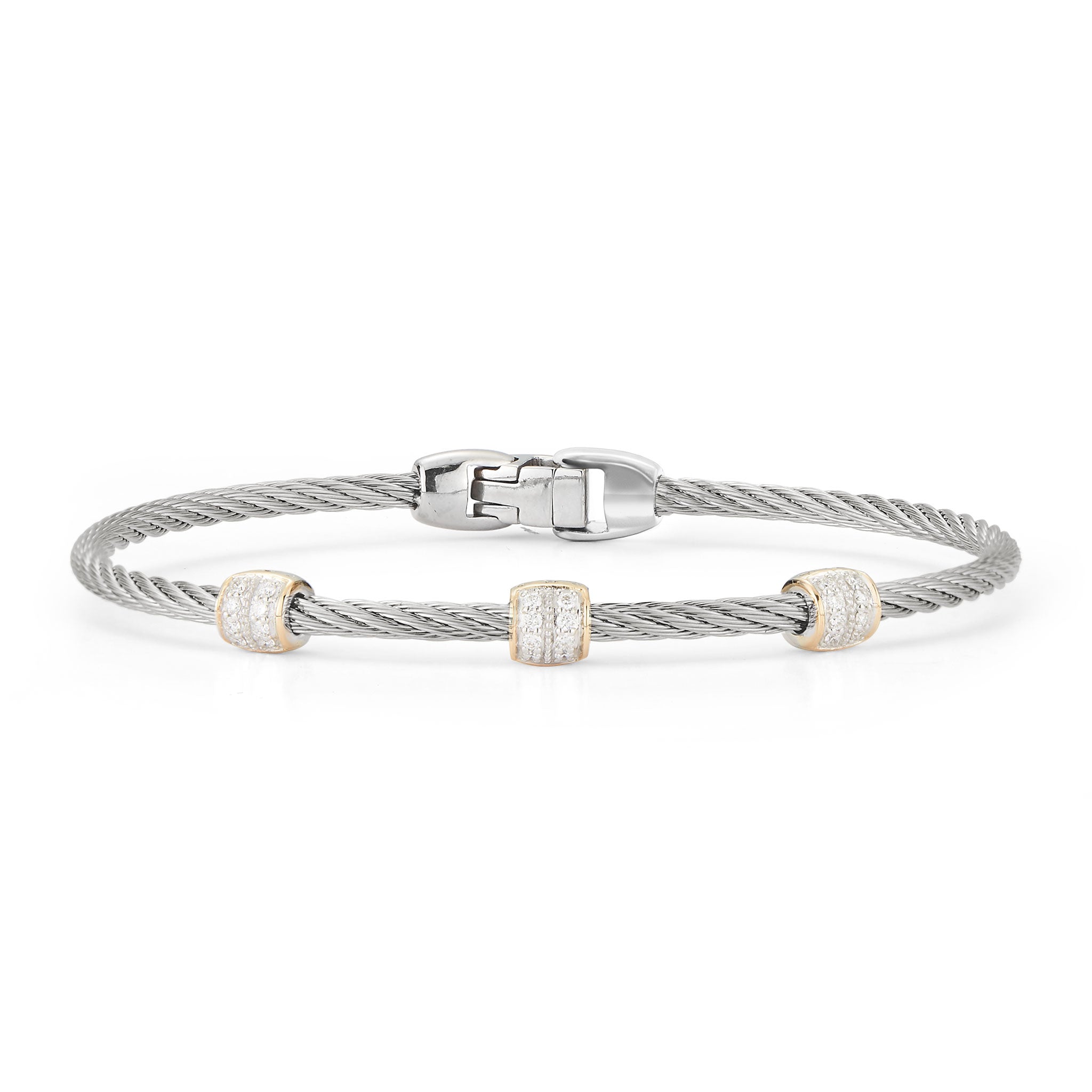 ALOR Triple Barrel Stackable Bracelet