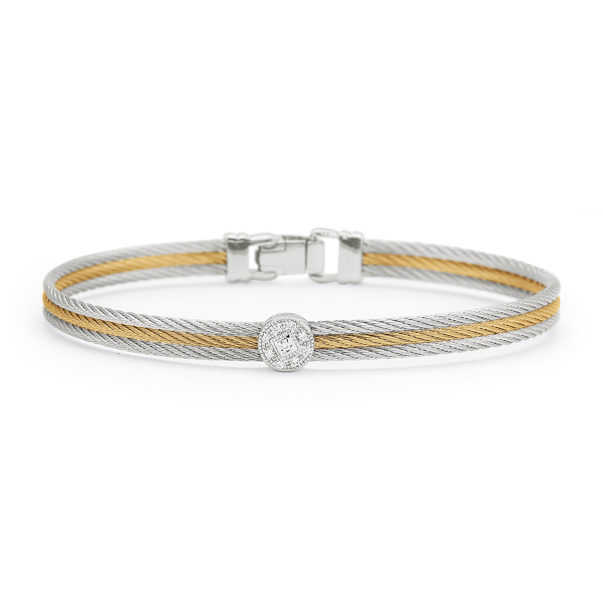 ALOR Single Round Classic Stackable Bracelet