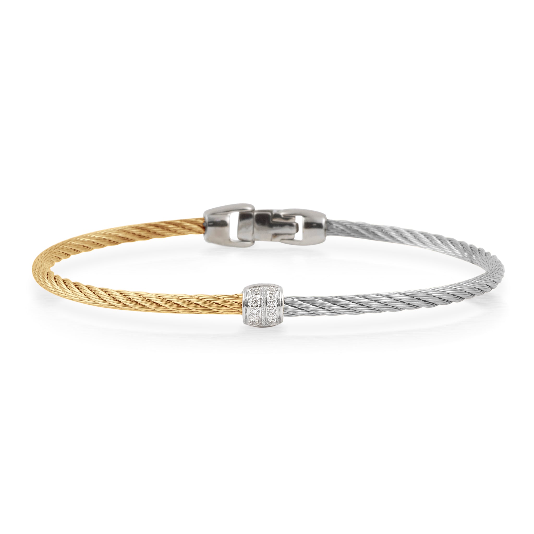 ALOR Colorblock Barrel Stackable Bracelet