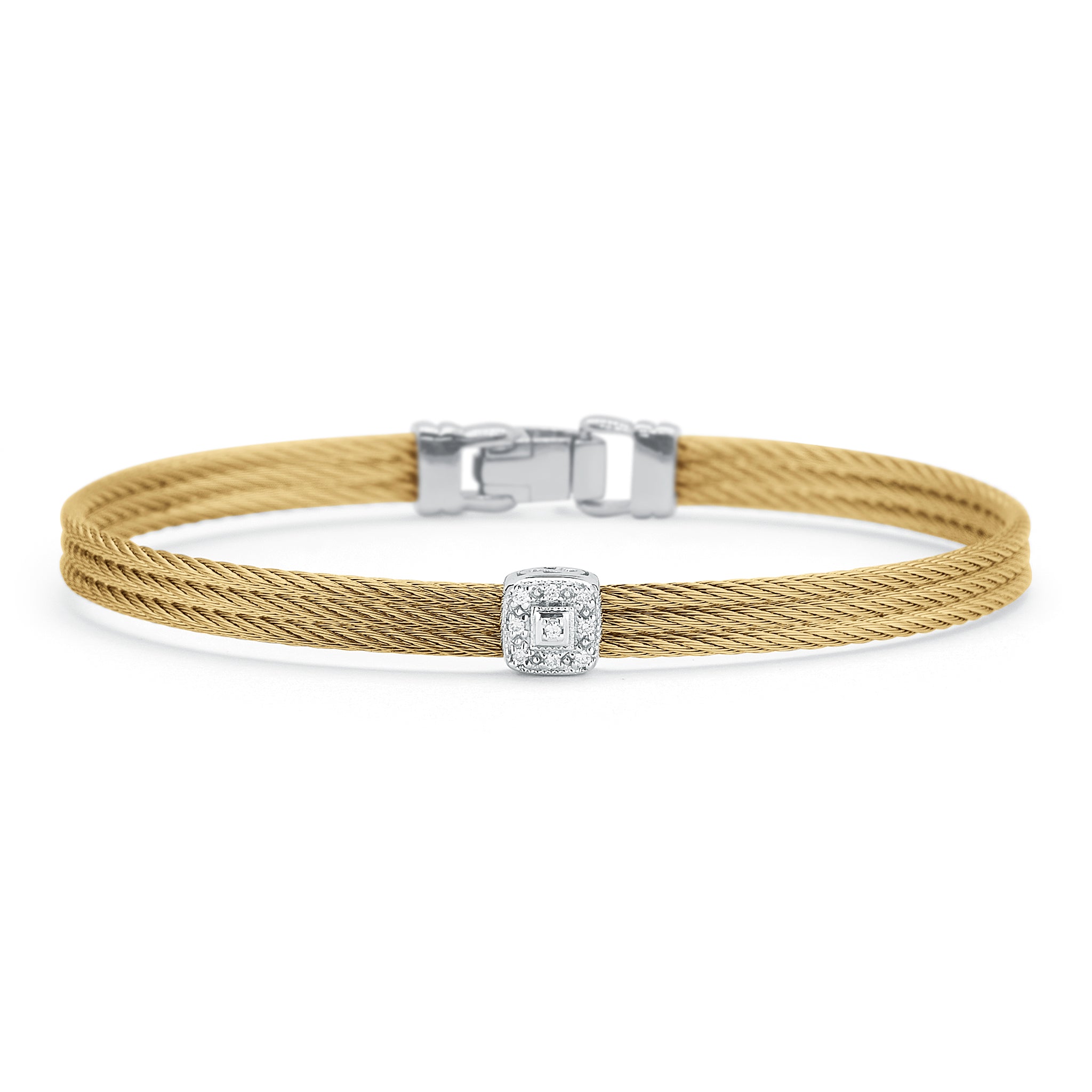 ALOR Single Square Classic Stackable Bracelet