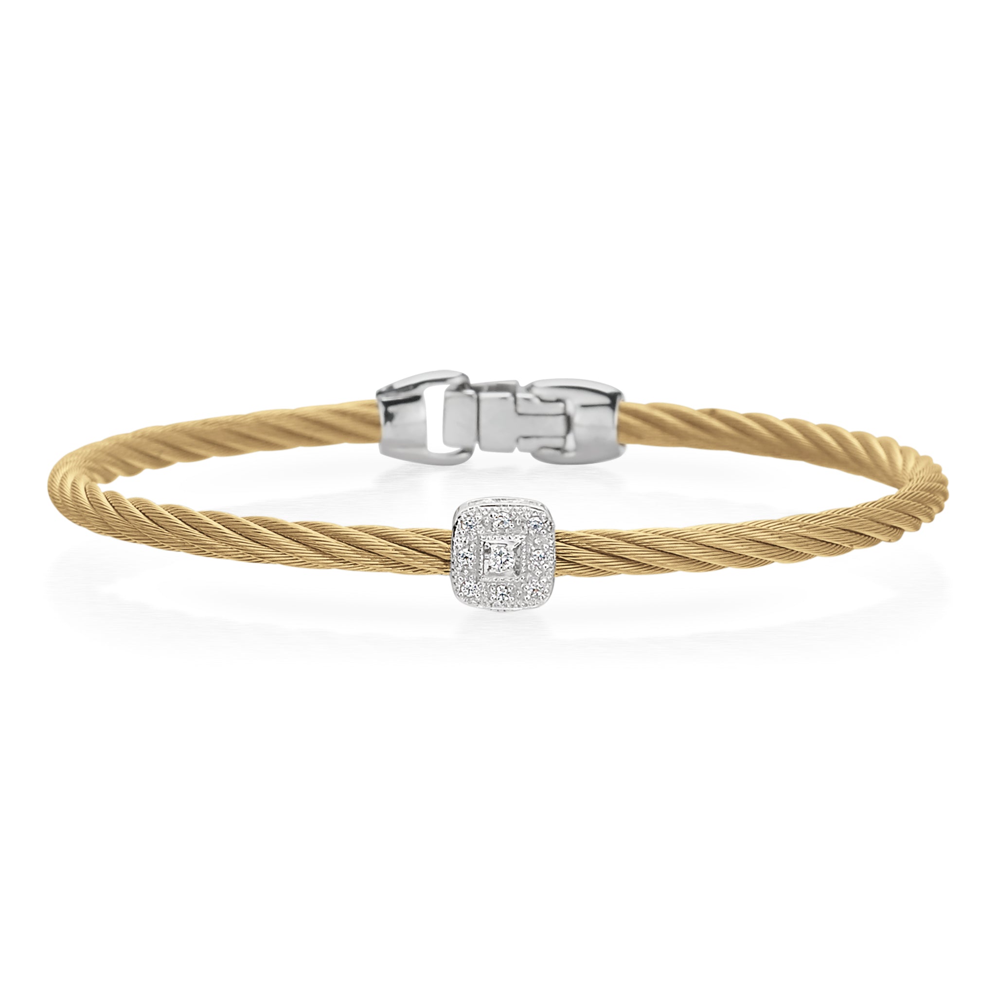 ALOR Single Square Essential Stackable Bracelet