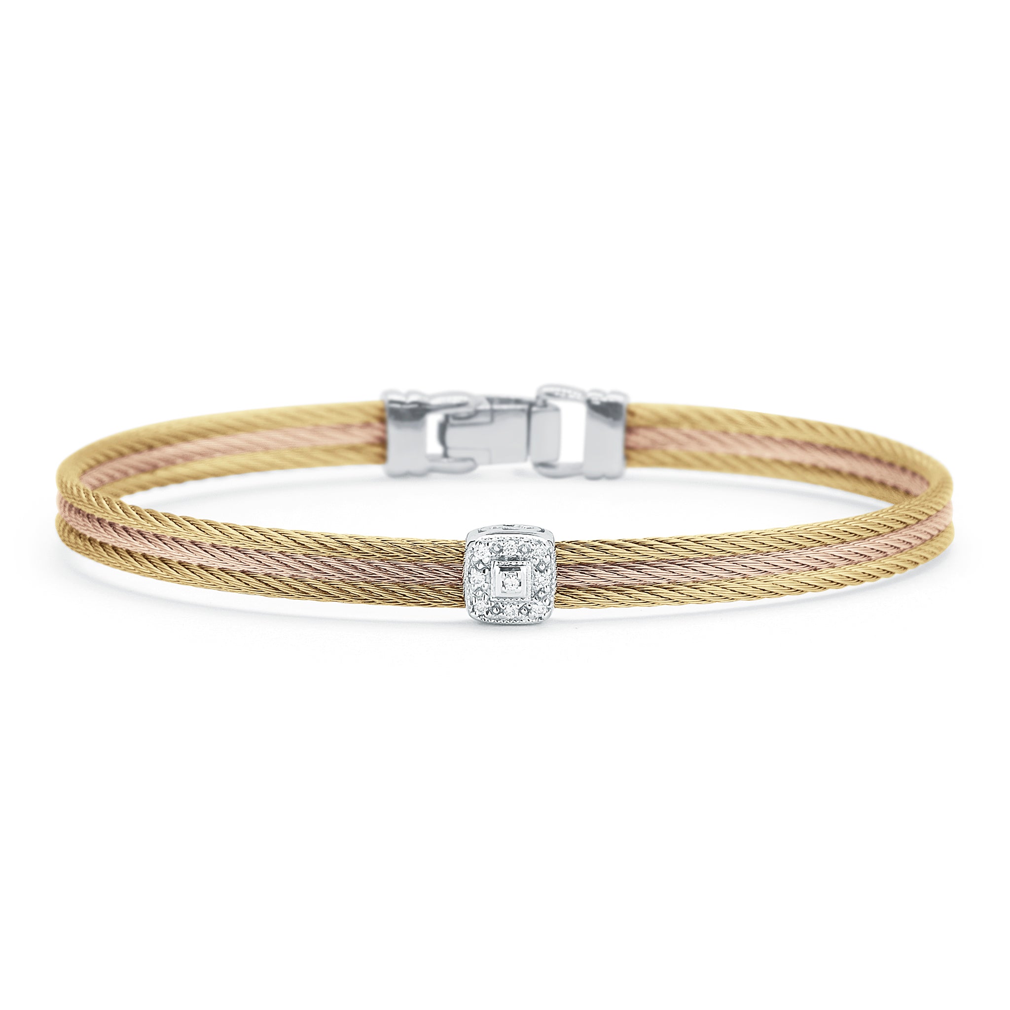 ALOR Single Square Classic Stackable Bracelet