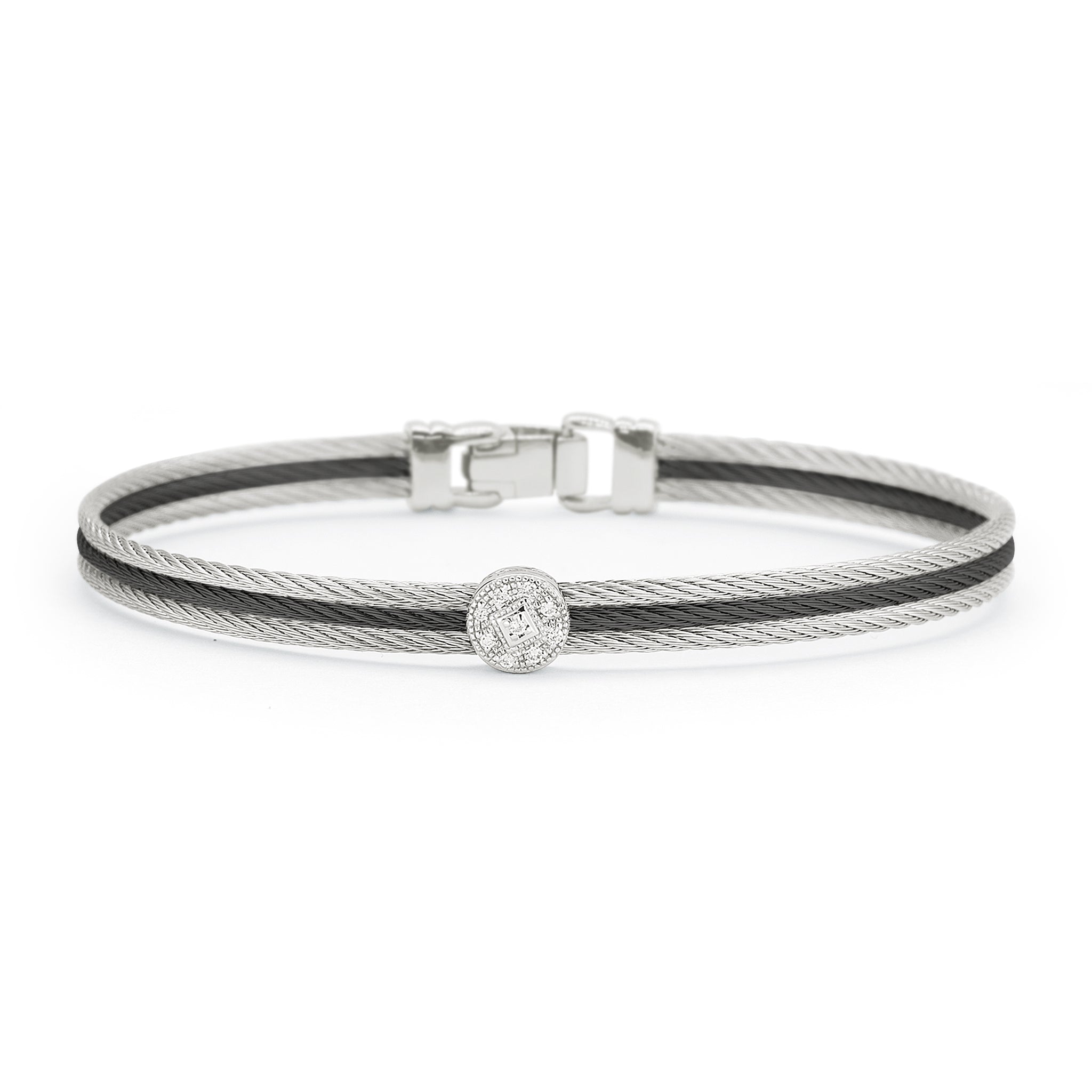 ALOR Single Round Classic Stackable Bracelet