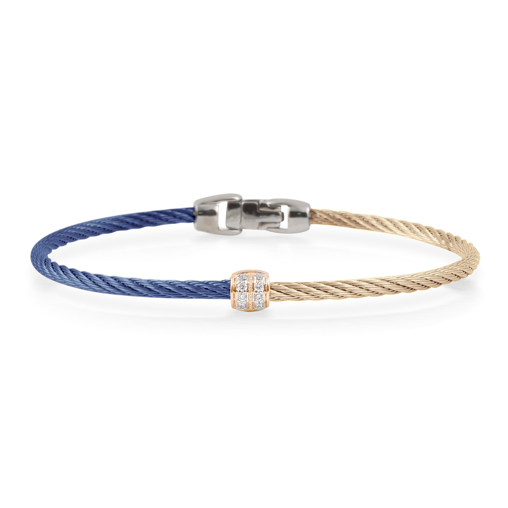 ALOR Colorblock Barrel Stackable Bracelet