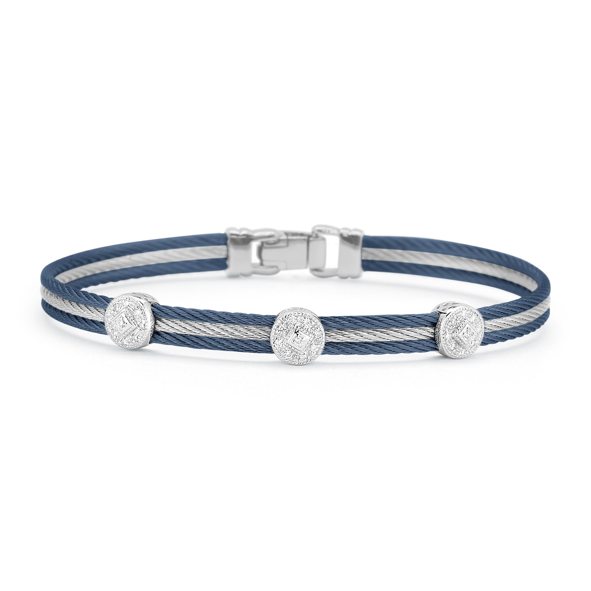 ALOR Triple Round Classic Stackable Bracelet