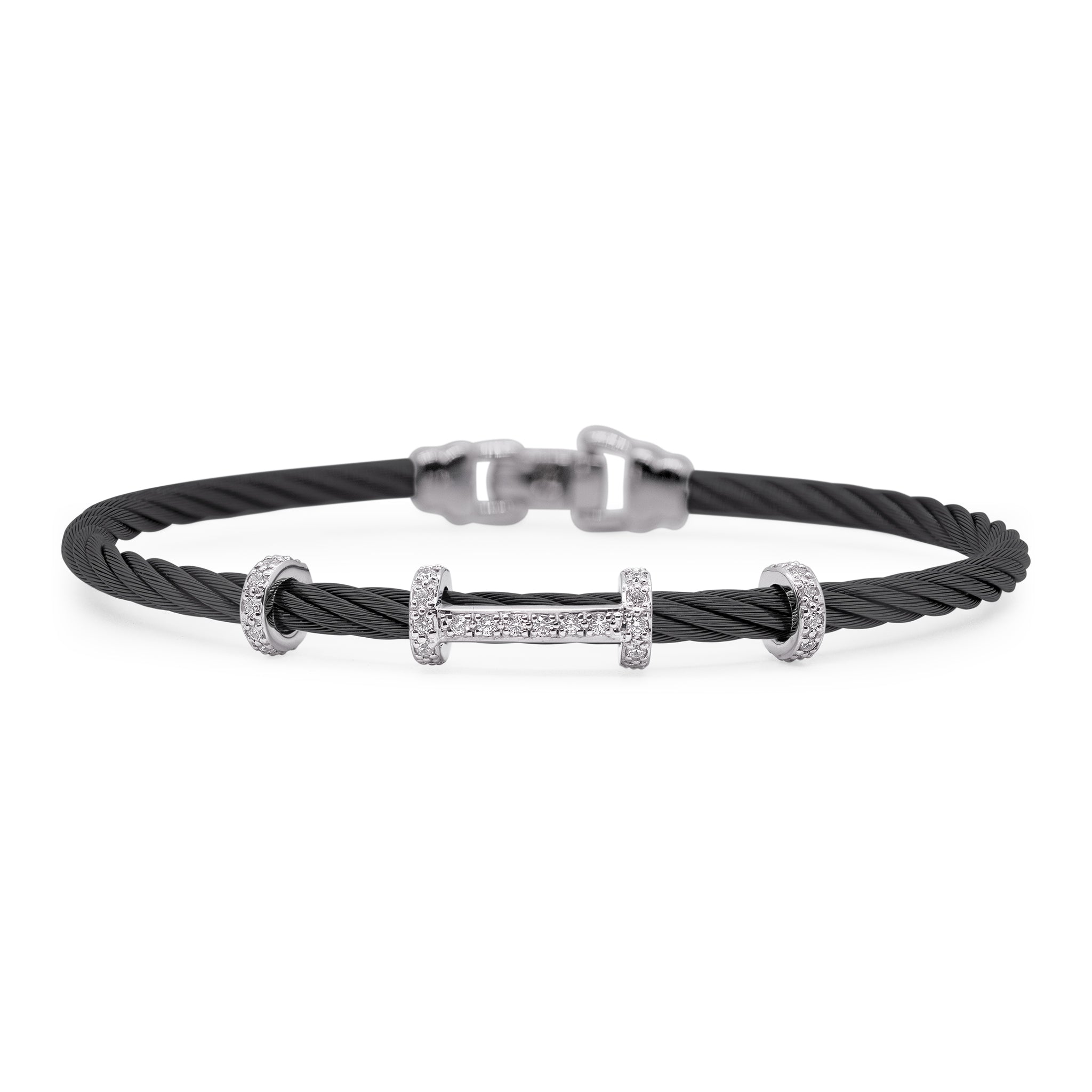 ALOR Wide Halo Harmony Bracelet