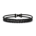 ALOR Men's Gemstone Bead Bracelet