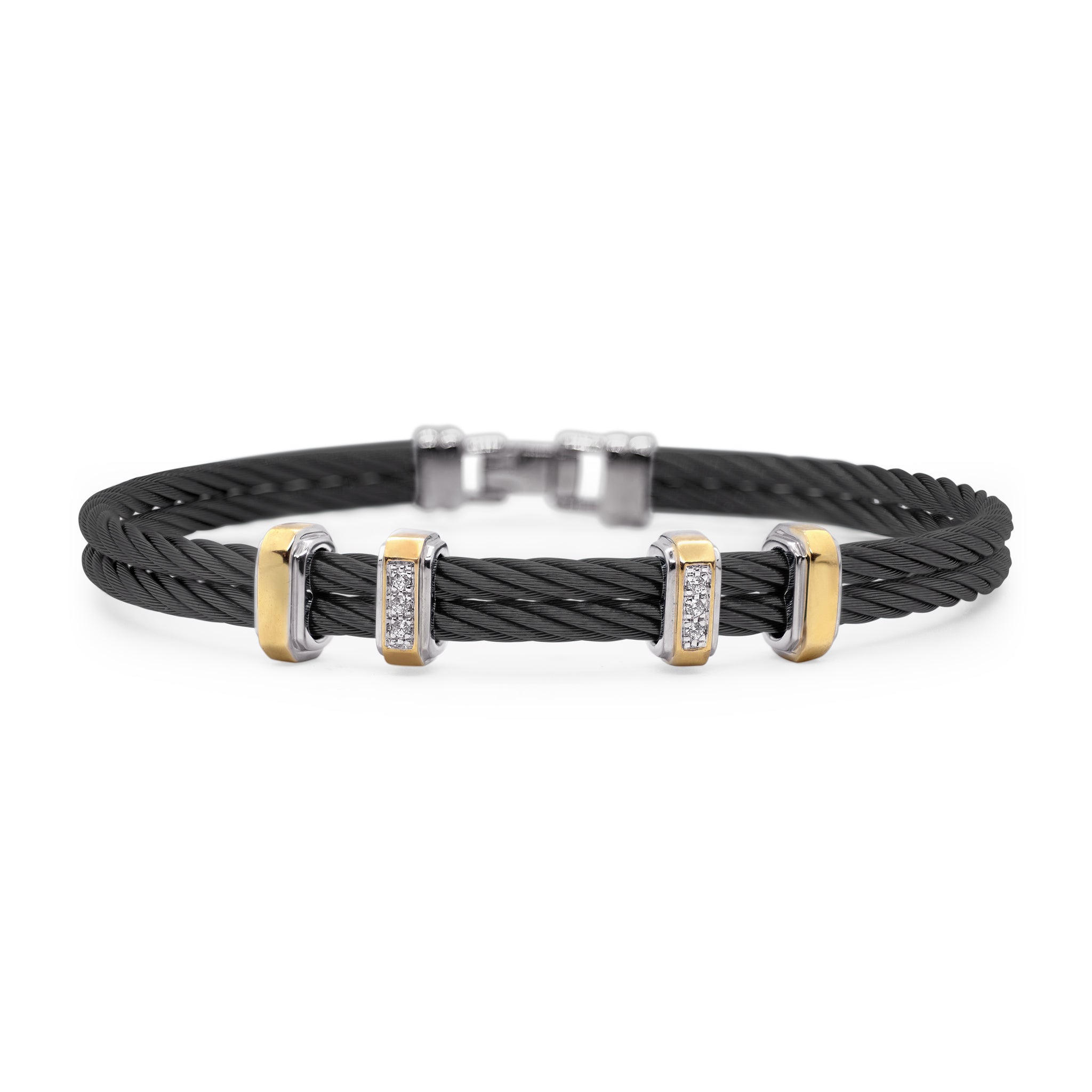 ALOR Men's Multi Station Diamond Bracelet