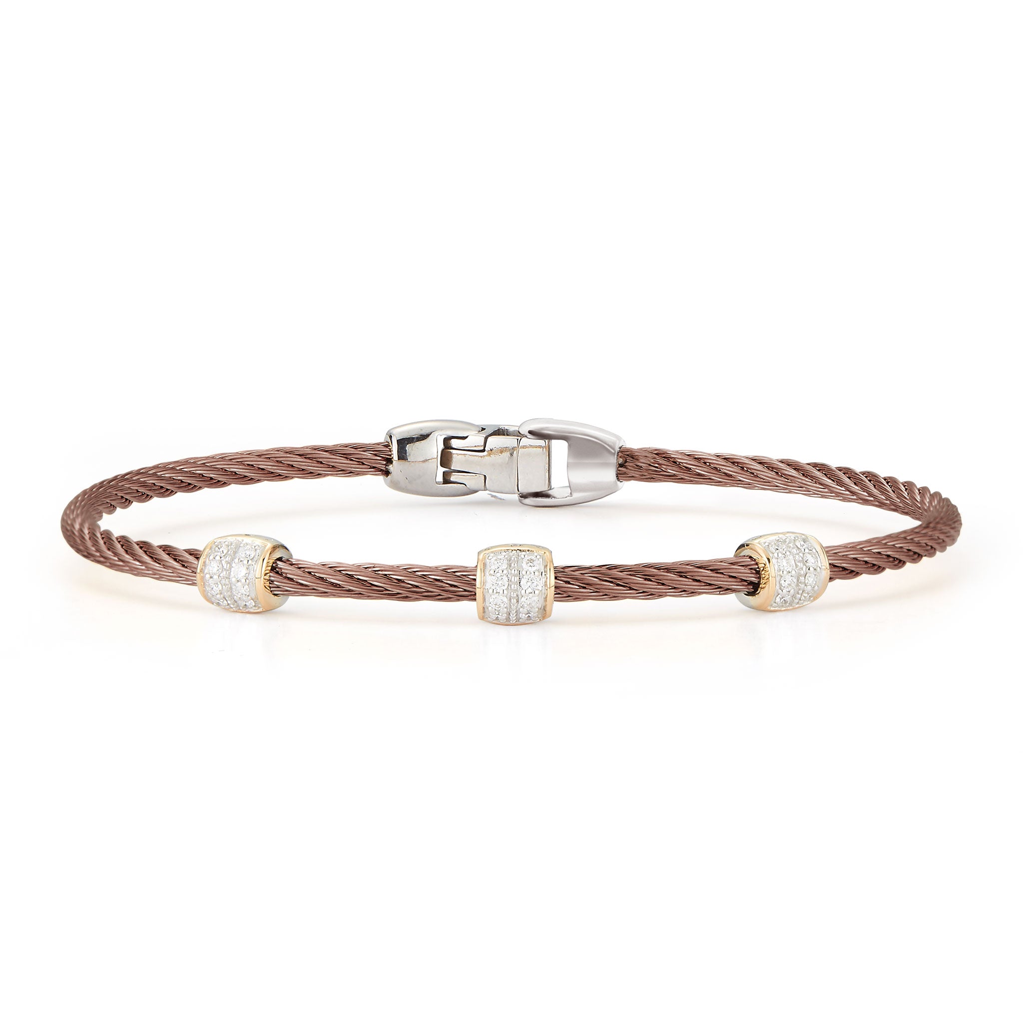 ALOR Triple Barrel Stackable Bracelet