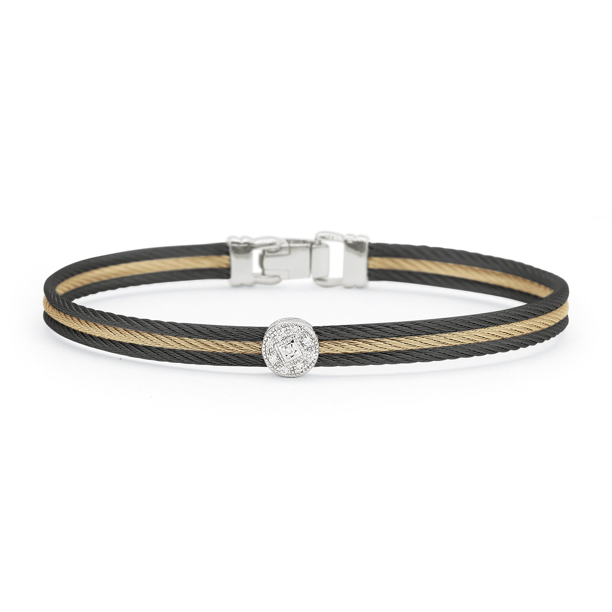 ALOR Single Round Classic Stackable Bracelet