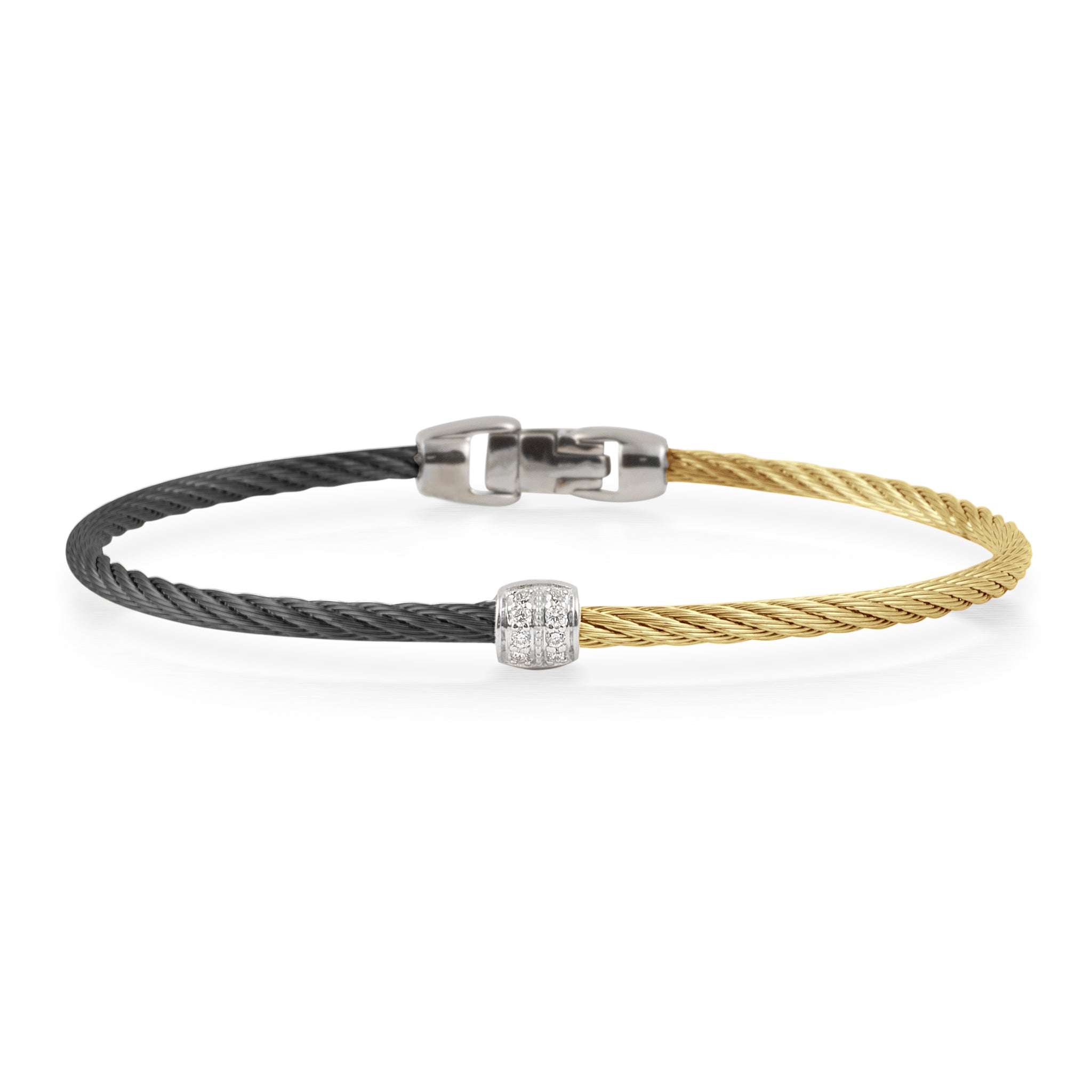 ALOR Colorblock Barrel Stackable Bracelet