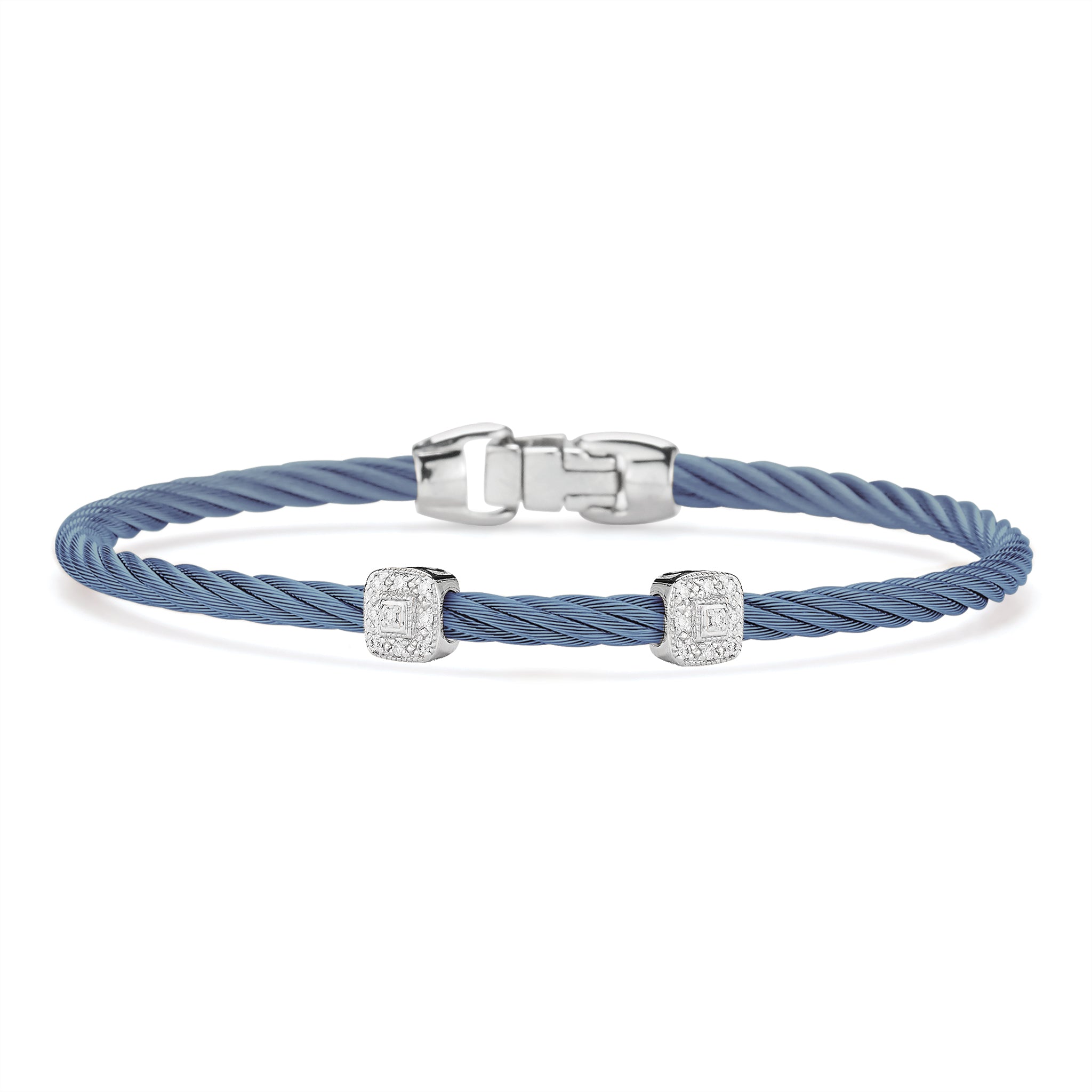 ALOR Double Square Essential Stackable Bracelet