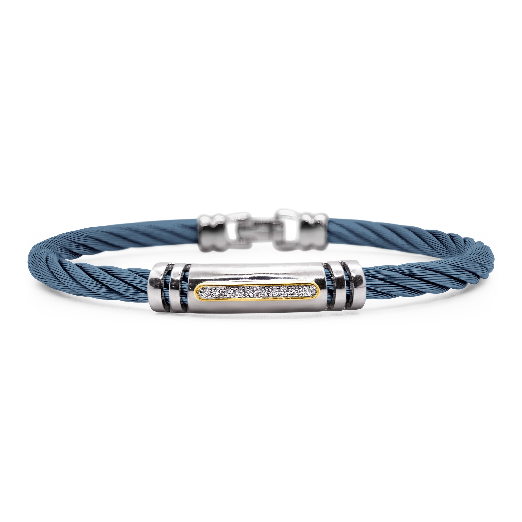 ALOR Men's Bar Diamond Bracelet