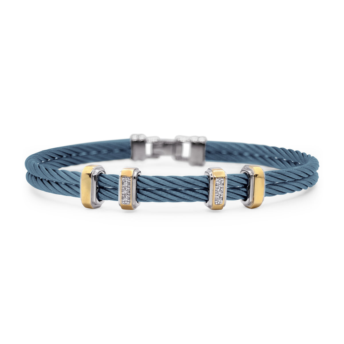 ALOR Men's Multi Station Diamond Bracelet
