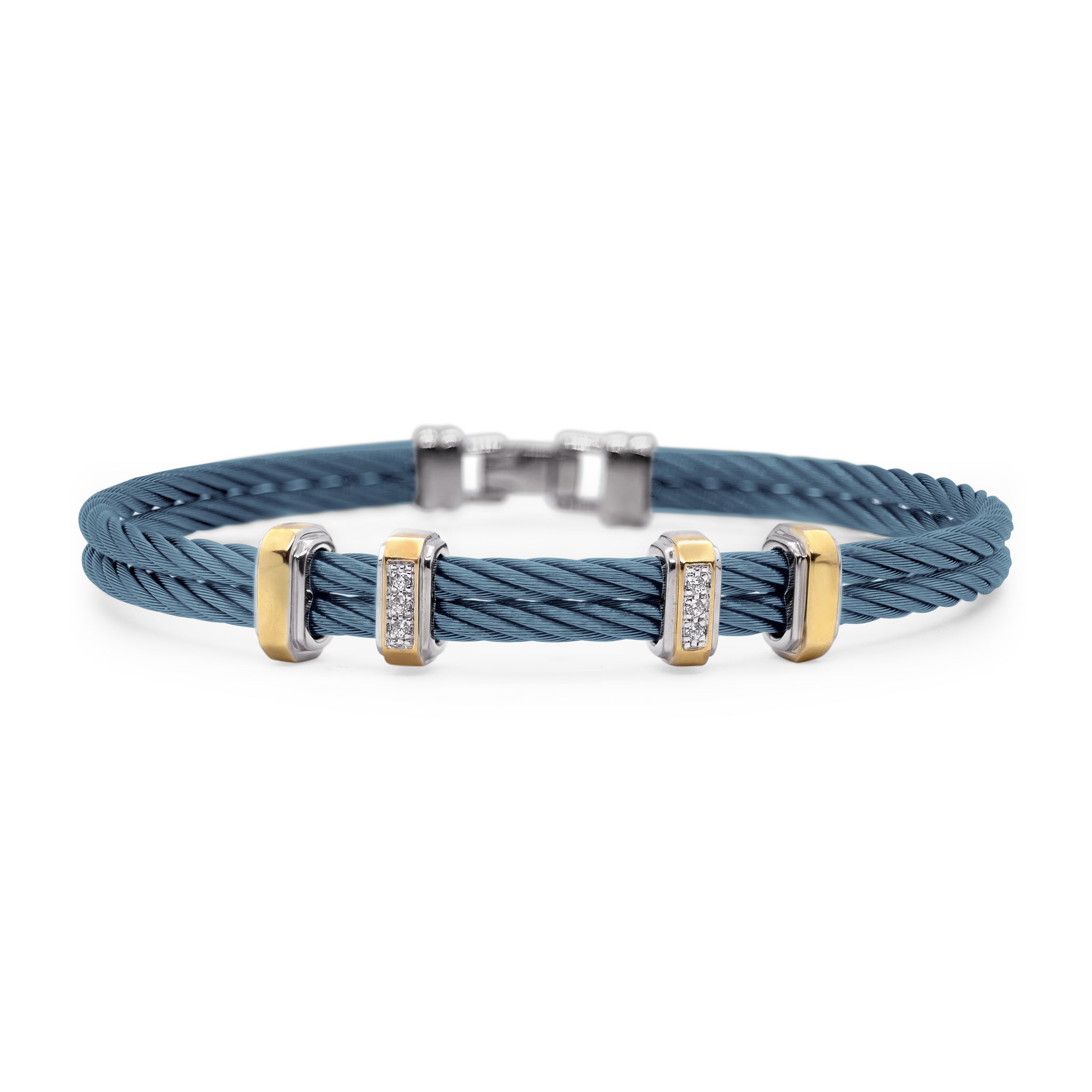 ALOR Men's Multi Station Diamond Bracelet