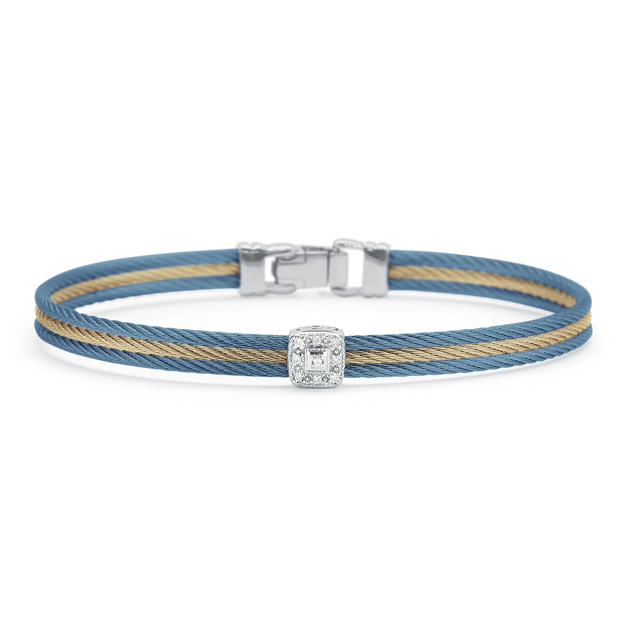 ALOR Single Square Classic Stackable Bracelet