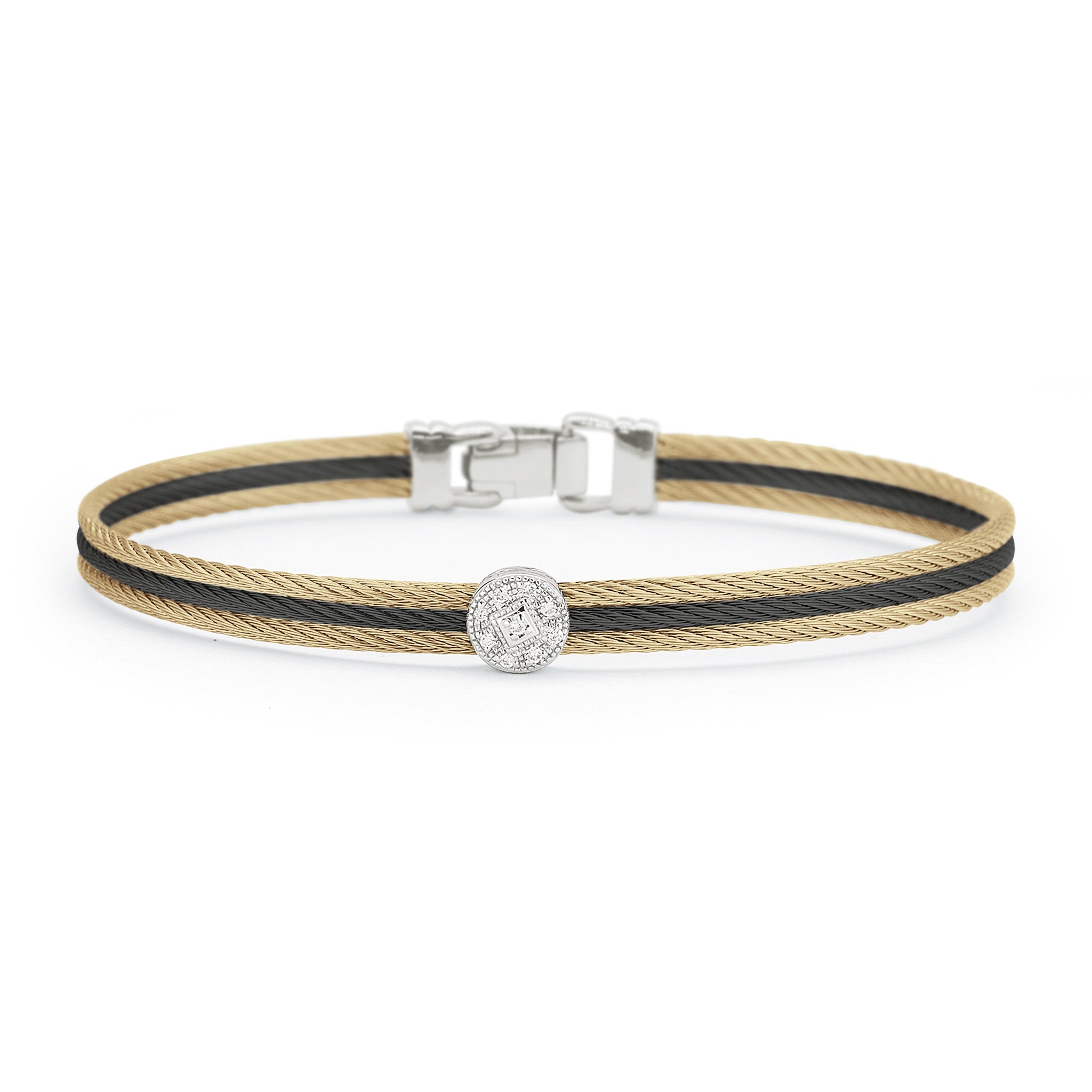 ALOR Single Round Classic Stackable Bracelet