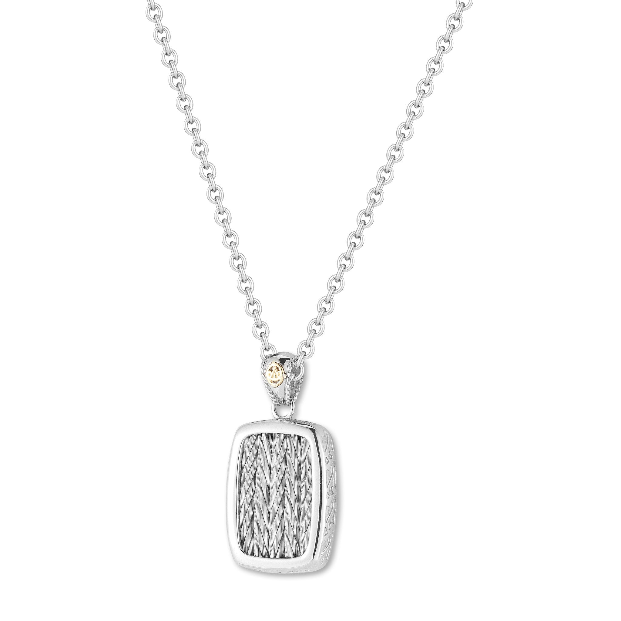 ALOR Men's ID Tag Necklace