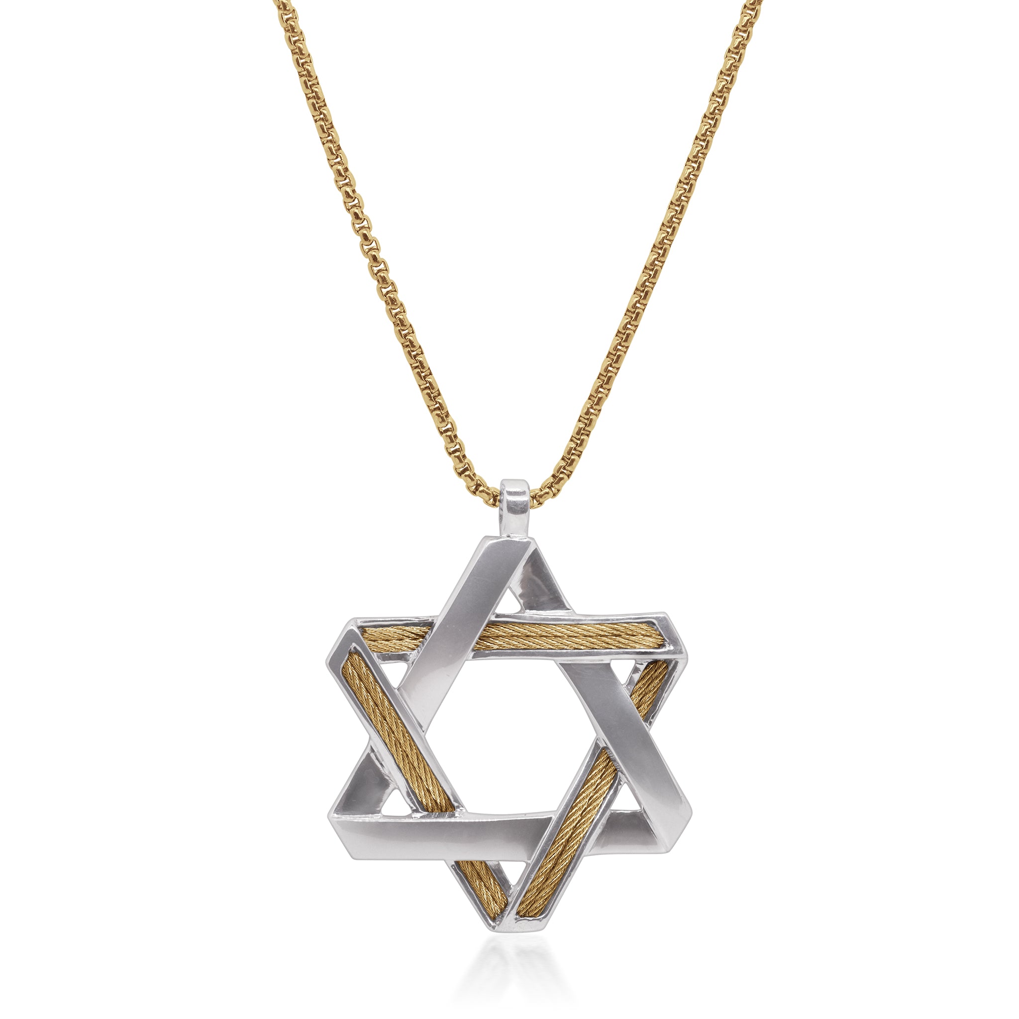 ALOR 35mm Star of David Necklace