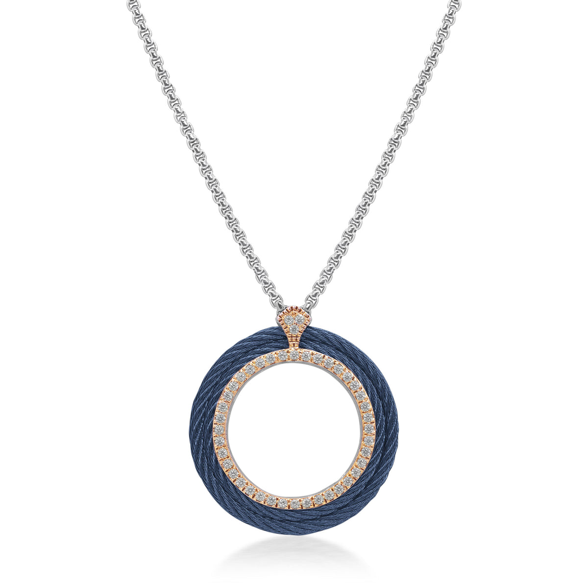 ALOR Large Open Circle Necklace