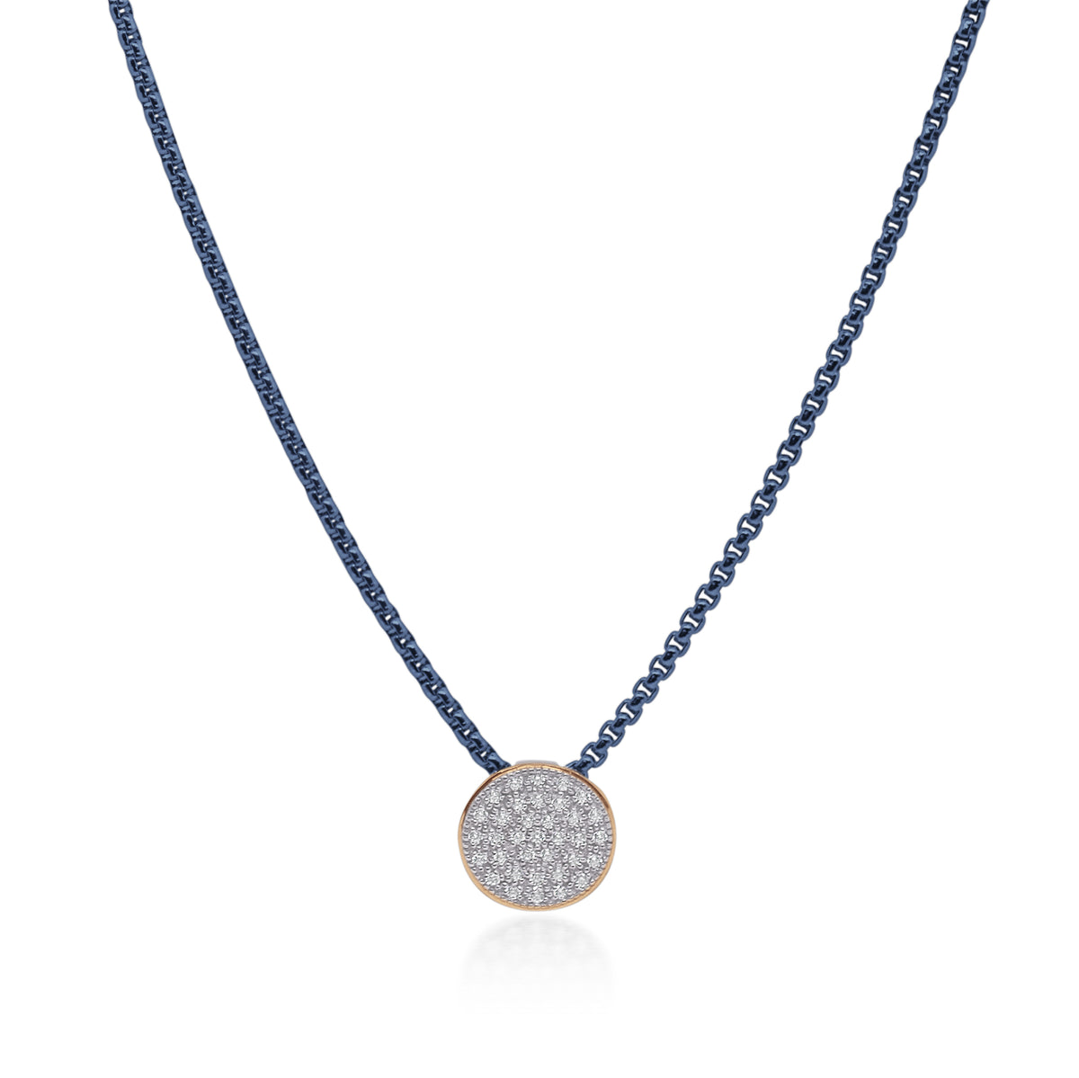 ALOR Taking Shapes Disc Necklace