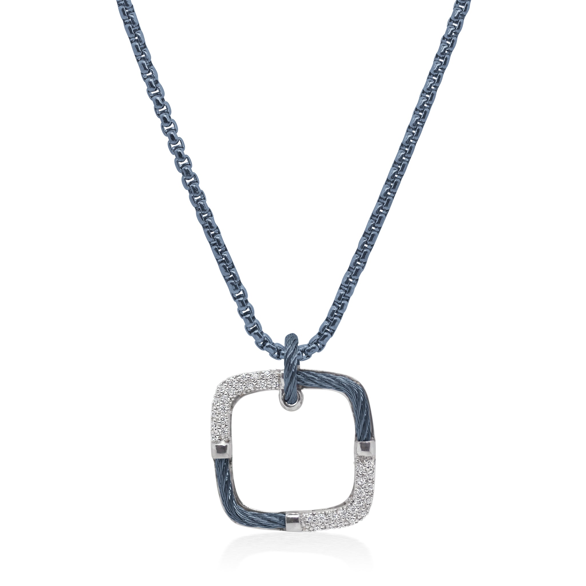 ALOR Open Square Necklace