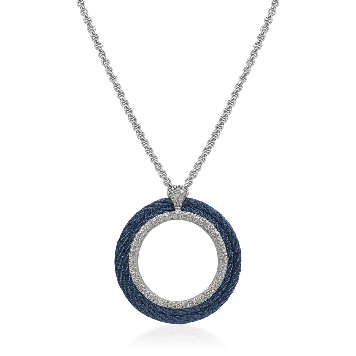ALOR Large Open Circle Necklace