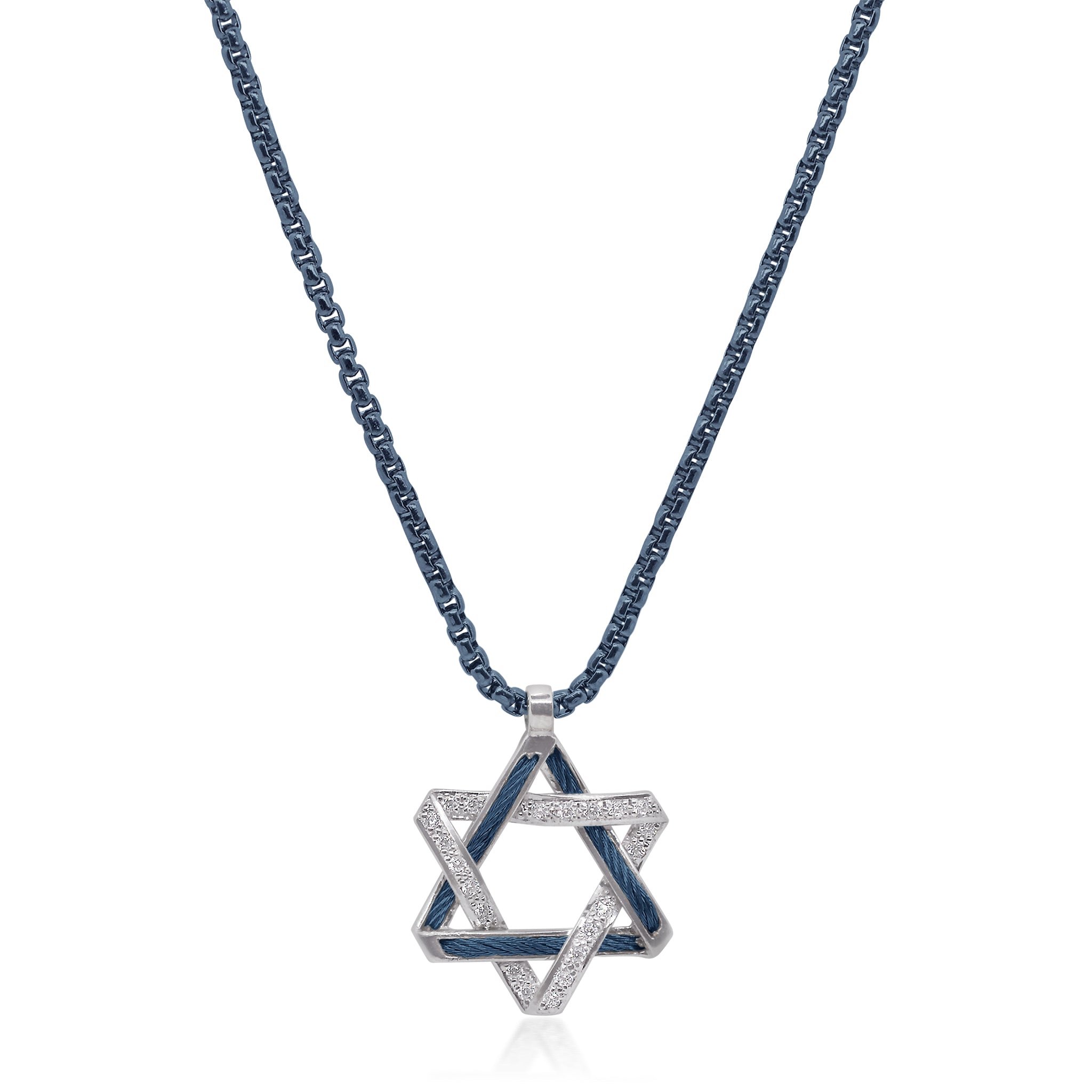 ALOR 25mm Star of David Necklace