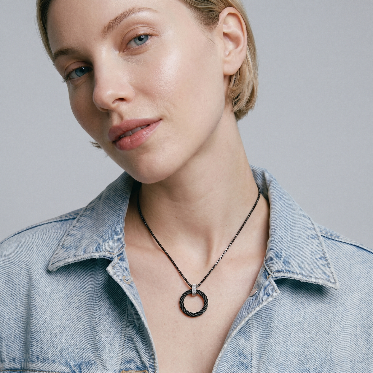 ALOR Open Circle Necklace