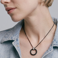 ALOR Open Circle Necklace