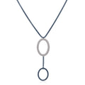 ALOR Oval Lariat Necklace