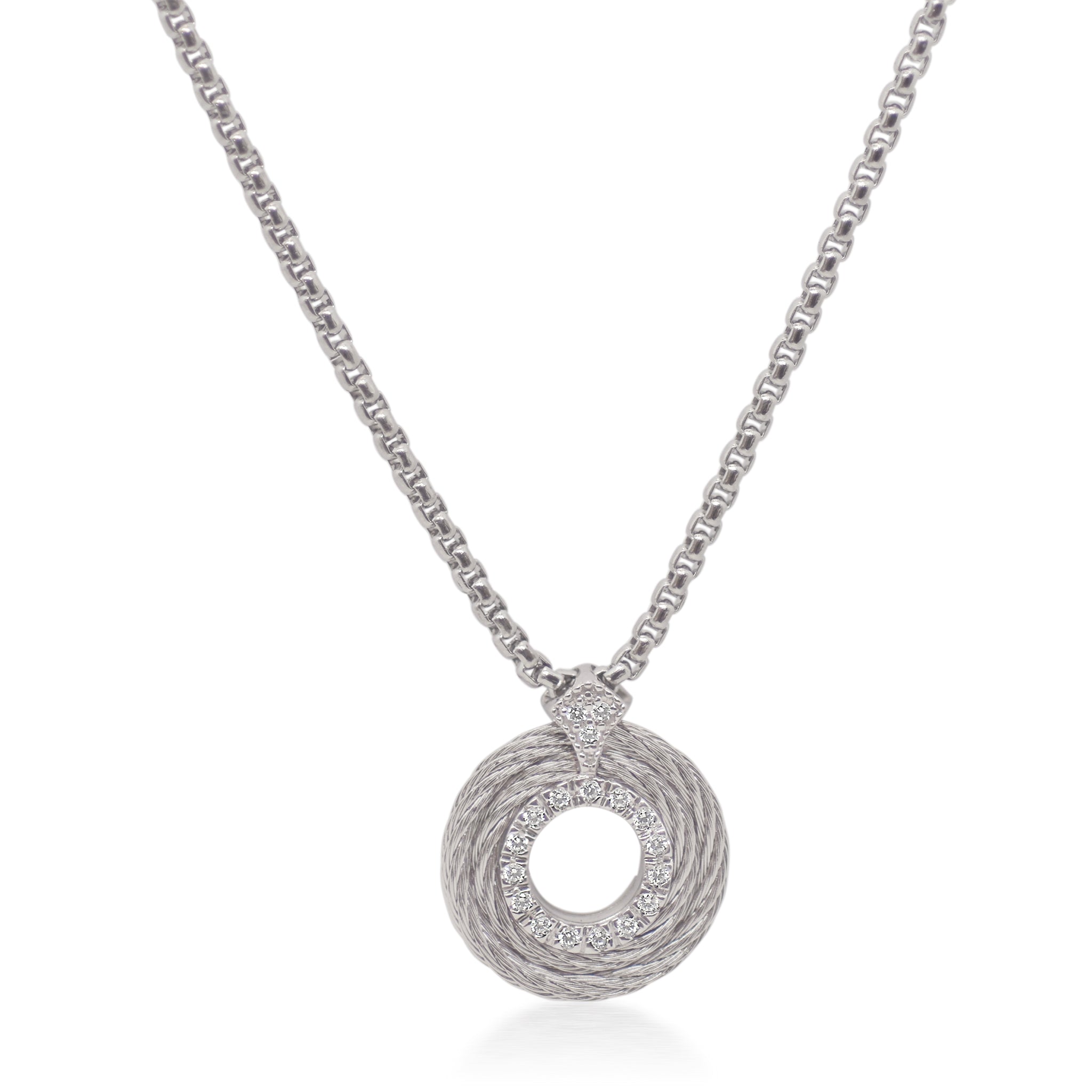 ALOR Petite Open Circle Necklace