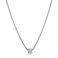 ALOR Barrel Chain Necklace