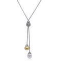 ALOR Pearl Lariat Necklace