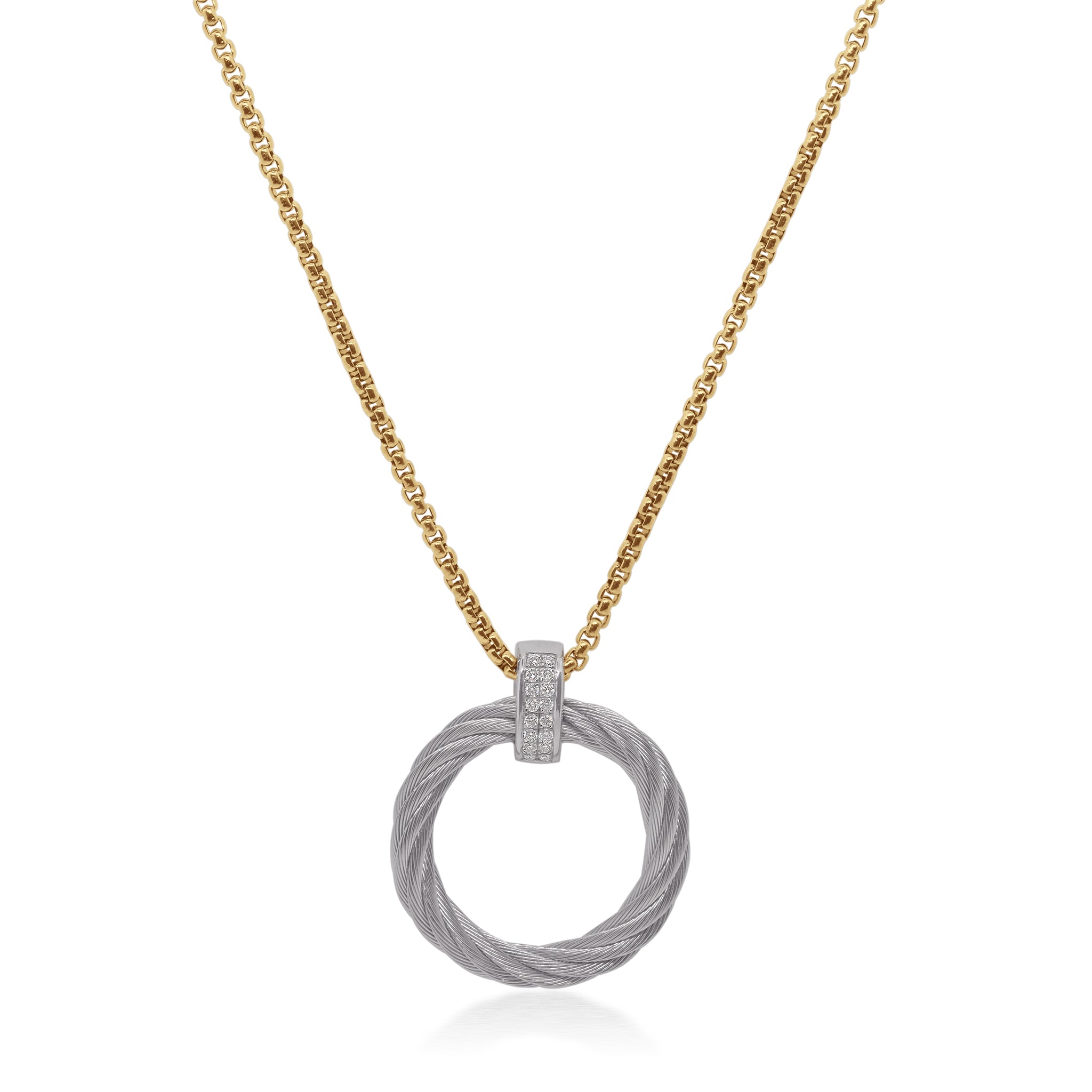 ALOR Open Circle Necklace