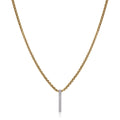 ALOR Petite Linear Bar Necklace