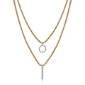 ALOR Double Layered Necklace