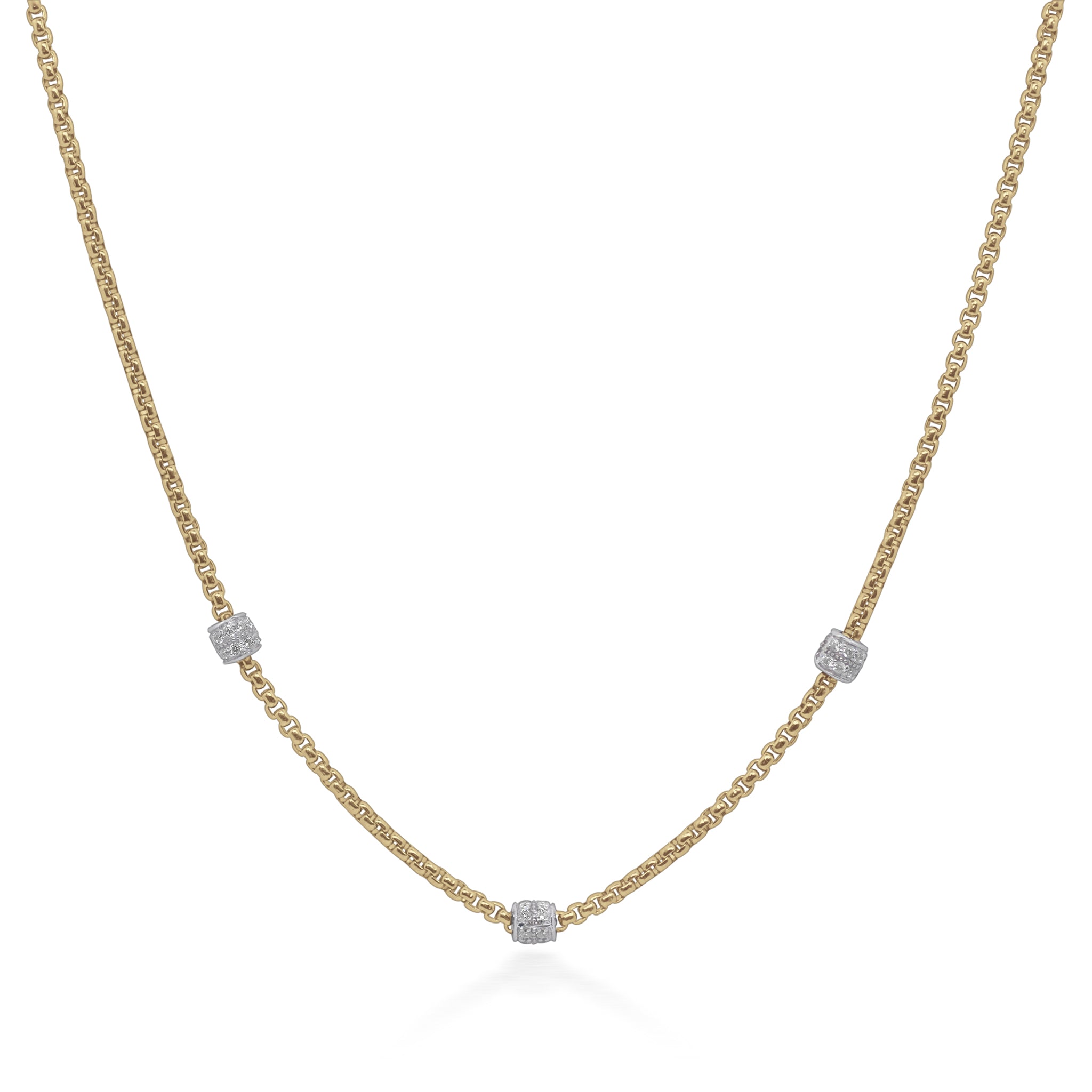 ALOR Barrel Station Necklace