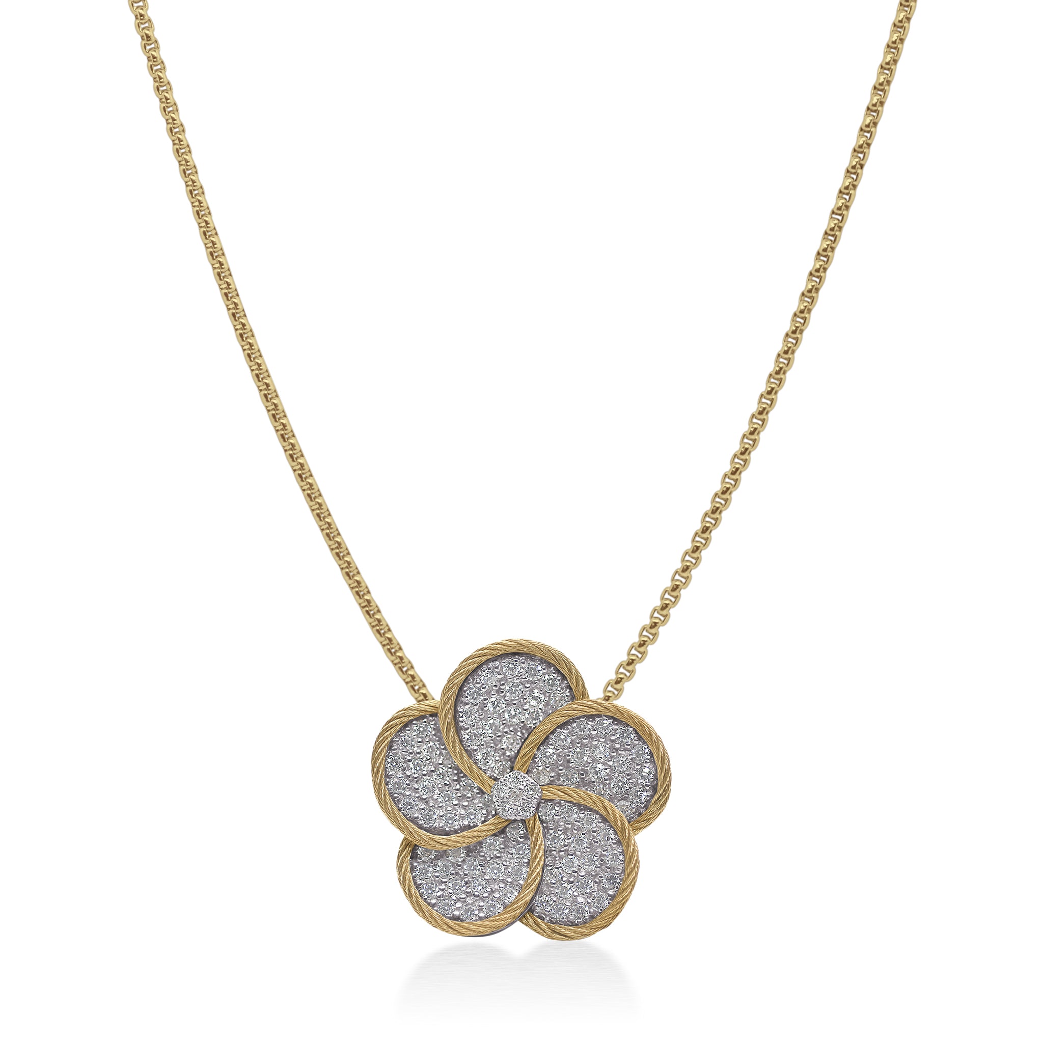 ALOR Forget-Me-Not Flower Necklace