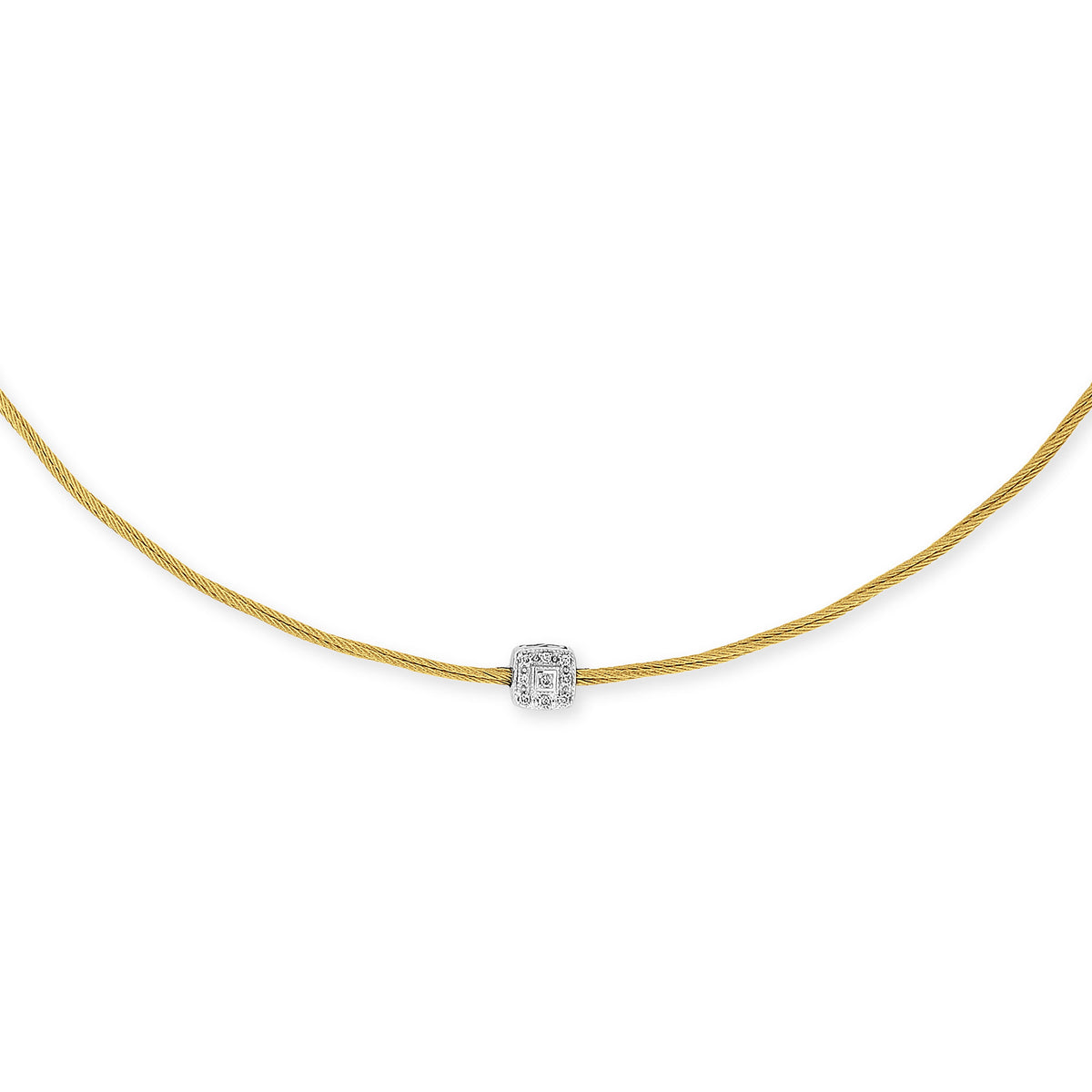 ALOR Micro Cable Station Necklace
