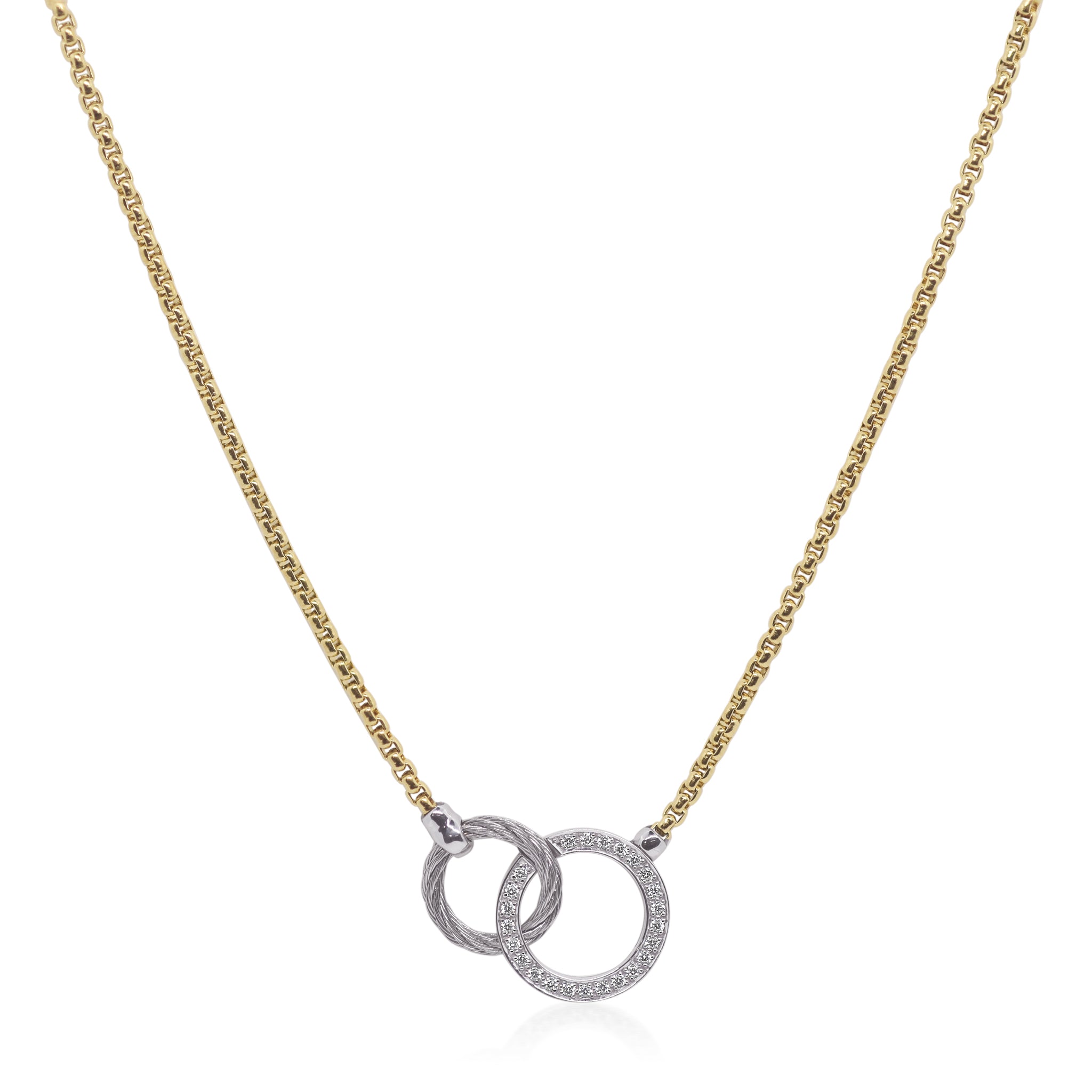 ALOR Interlocking Circle Necklace