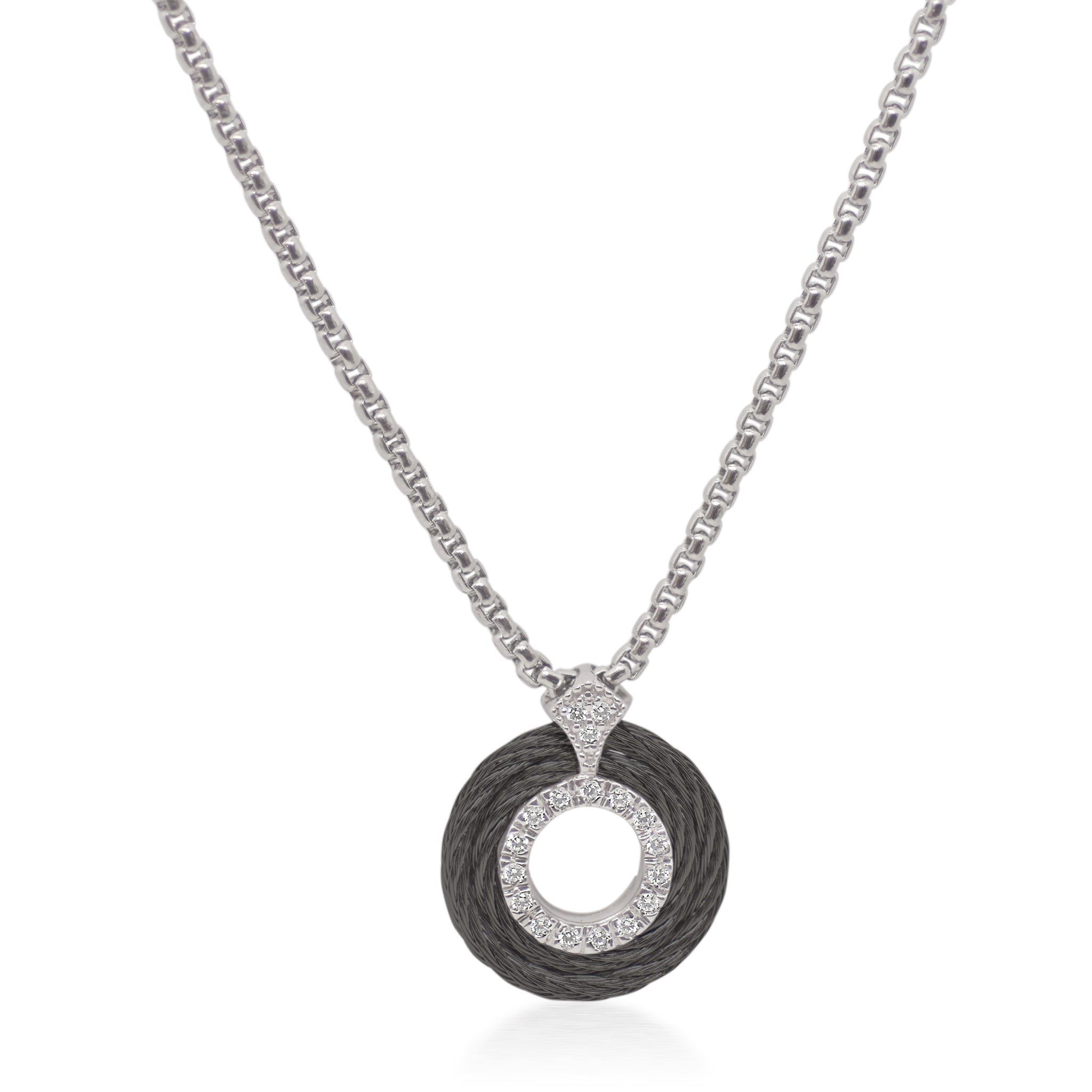 ALOR Petite Open Circle Necklace