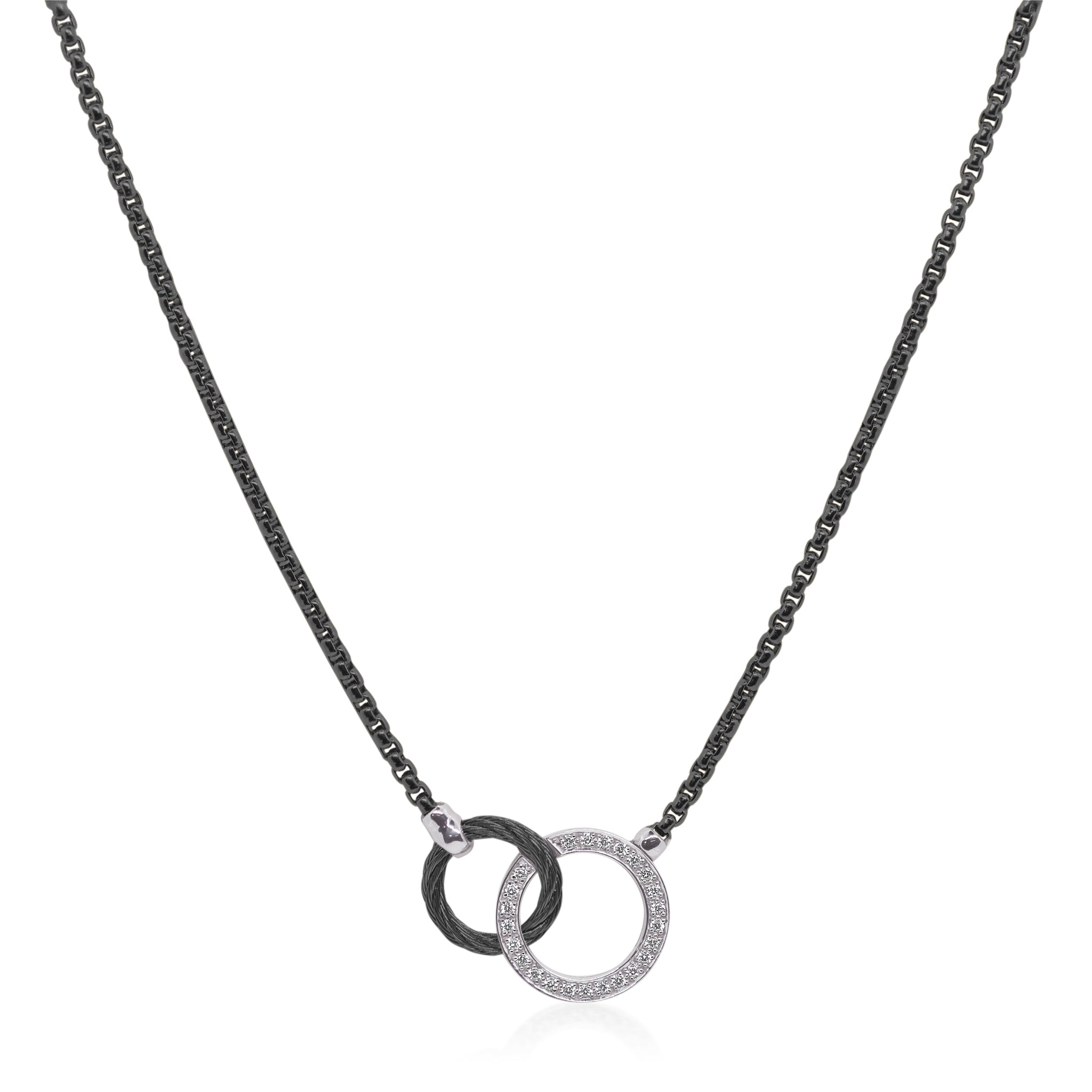 ALOR Interlocking Circle Necklace