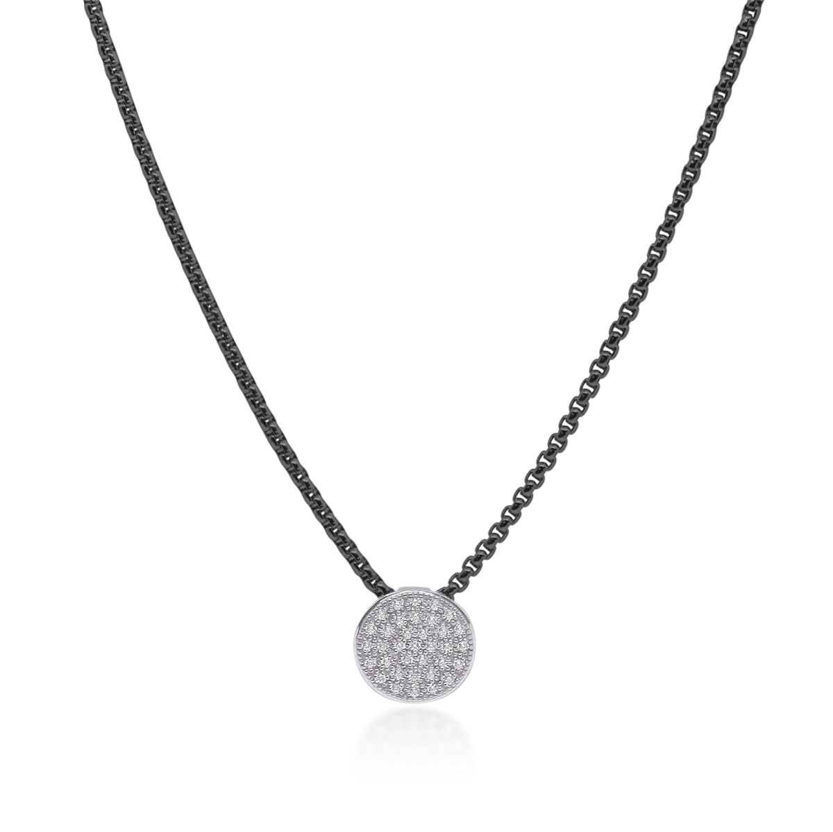ALOR Taking Shapes Disc Necklace