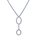 ALOR Oval Lariat Necklace