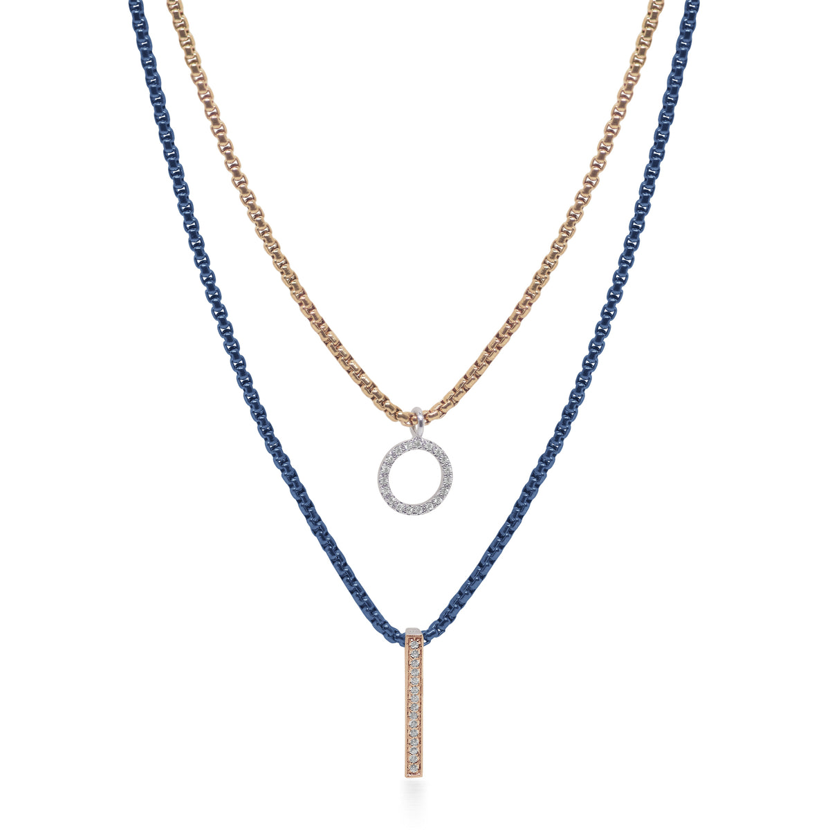 ALOR Double Layered Necklace
